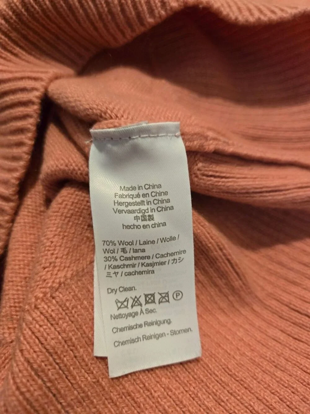 J. Crew Oversized Pink Wool Cashmere Blend Pink Sweater Women's XS